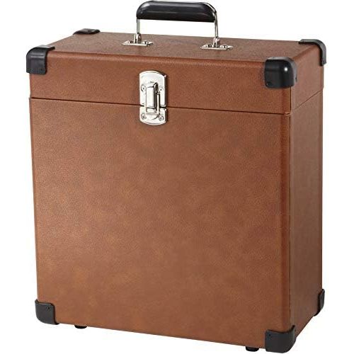 크로슬리 Crosley CR401-TA Record Carrier Case for 30+ Albums, Tan