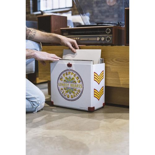 크로슬리 Crosley CR401-SP Record Carrier Case for 30+ Albums, SGT. Peppers