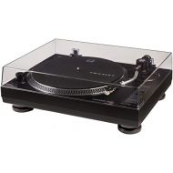 Crosley C200 Direct-Drive Turntable with S-Shaped Tone Arm, Black