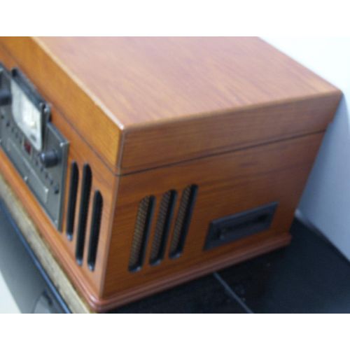 크로슬리 Crosley CR74 Musician Entertainment Center (Paprika) (Discontinued by Manufacturer)