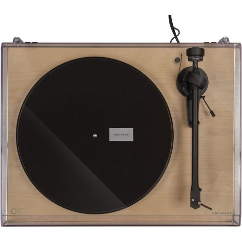 크로슬리 Crosley C10A-NA Hardwood Turntable with Low Vibration Synchronous Motor, Natural