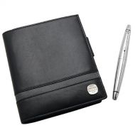 Cross NEW+CROSS 1846 LEATHER EBONY/CARBON GREY PASSPORT WALLET