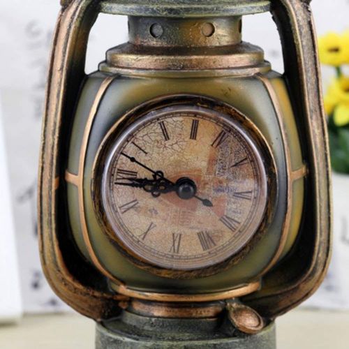  CrossCKL Money Boxes - Battery Clock Oil Lamp Model Coins Piggy Bank Resin Craft Decoration Safe Vintage Money Box Gift - Lock Parties That Cash Locks Wedding Gifts Home Kids Boxes Tray Mon