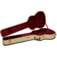 Crossrock Wooden Case for Acoustic Bass Guitars-Vinyl Tweed (CRW620ABTW)