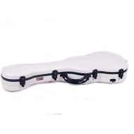 Crossrock 100% Purity Fiberglass White Baritone Ukulele Case-15mm Thick Padded (CRF1020BUWT)