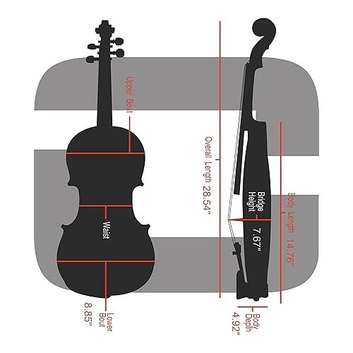  Crossrock Fiberglass Double Case fits Two 4/4 Full-Size Violins-Includes TSA Lock, Protective Blanket, Hygrometer, Removable Shoulder Straps-Orange (CRF2020DVOR)