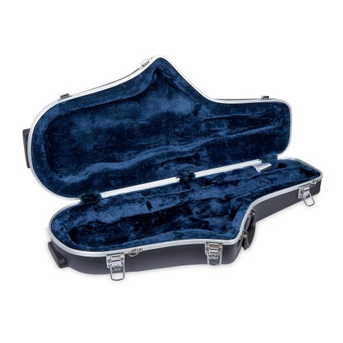  Crossrock CRA860TSBK Tenor Saxophone Case-Contoured ABS Molded with Backpack Straps, Black