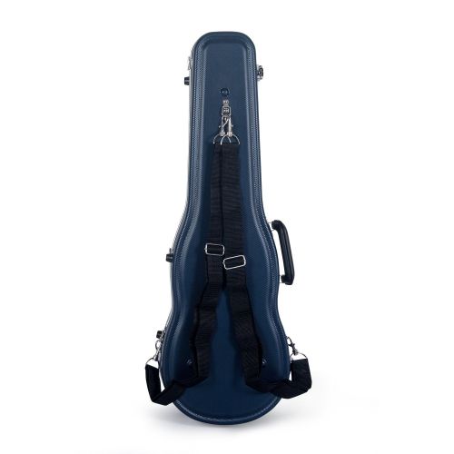  Crossrock CRA860SVFBL ABS Molded Shaped Violin Case-Backpack Style in Blue (CRA800SVFBL)