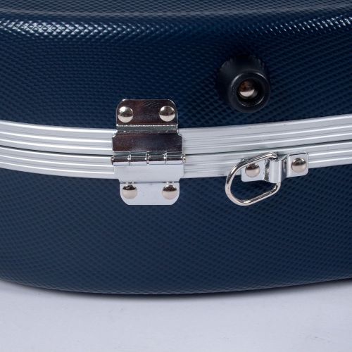  Crossrock CRA860SVFBL ABS Molded Shaped Violin Case-Backpack Style in Blue (CRA800SVFBL)