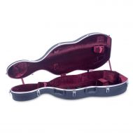 Crossrock ABS Molded Cello Case with Wheels in Black- For Both 4/4 Full Size and 3/4 Size