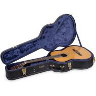 [아마존베스트]Crossrock Wooden Case for 4/4 Classical Nylon String Acoustic Guitars,Black (CRW620CBK)
