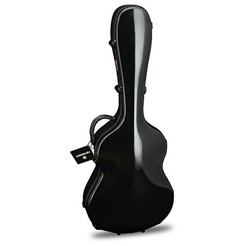  [아마존베스트]Crossrock 3/4 Classical Guitar Case Fiberglass Hardshell- Backpack Style, Black(CRF1000CTBK)