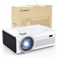 [아마존 핫딜]  [아마존핫딜]Projector, Mini LED Video Projector 1080P Supported, Crosstour HD Portable Projector with HDMI and AV Cable, Work with TV Box/PC/PS4/HDMI/VGA/TF/AV/USB/Smartphones