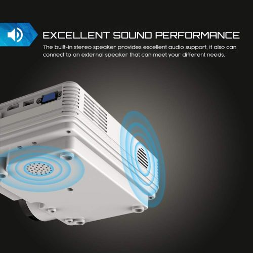  Crosstour Video Projector 1080P Supported