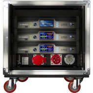 Crown Audio VRack Amplification System Rack on Wheels with Three I-Tech 4X35000HD Amplifiers