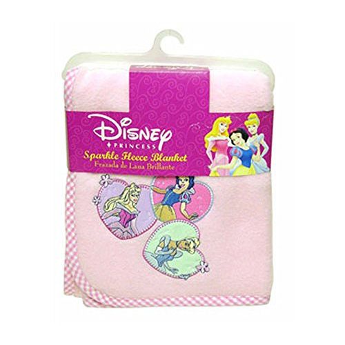  Crown Crafts Infant Products Disney Princess Sparkle Fleece Blanket