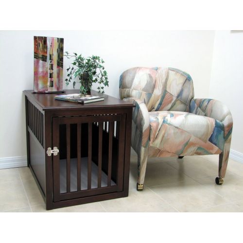  Crown Pet Products Wood Pet Crate End Table