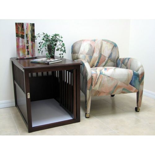  Crown Pet Products Wood Pet Crate End Table