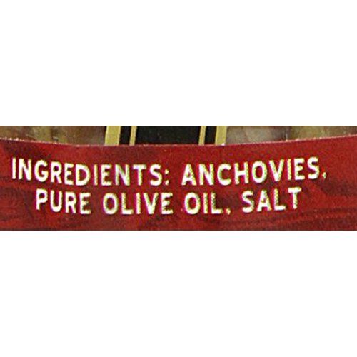  Crown Prince Natural Flat Fillets of Anchovies in Pure Olive Oil, 1.5-Ounce Jars (Pack of 18)