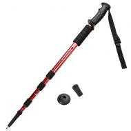 Crown Sporting Goods Shock-Resistant Adjustable Trekking Pole and Hiking Staff