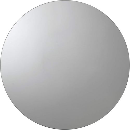  Croydex Tay Stainless Steel Oval Medicine Cabinet with Over Hanging Mirror Door, 25.6 x 17.7 x 3.9 In.