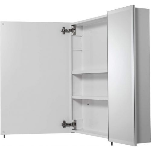  Croydex Westbourne 30-Inch x 36-Inch Triple Door Tri-View Cabinet with Hang N Lock Fitting System