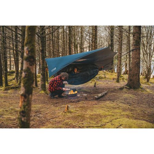  Crua Outdoors Reflective Deluxe Tarp/Rainfly - Large Size (10ft x 13ft), Perfect Lightweight Canopy for Hammocks or Campsite