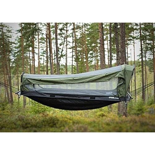  Crua Outdoors Twin Hybrid Set - 2 Person Set for Camping Ground Tent or Hammock - Included 2X Self-Inflating Mattress and 2X Sleeping Bags