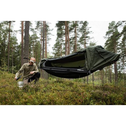  Crua Outdoors Twin Hybrid Set - 2 Person Set for Camping Ground Tent or Hammock - Included 2X Self-Inflating Mattress and 2X Sleeping Bags