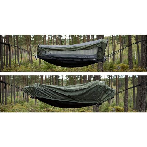  Crua Outdoors Hybrid Set - 1 Person Set for Camping Ground Tent or Hammock - Included Self-Inflating Mattress and Sleeping Bag