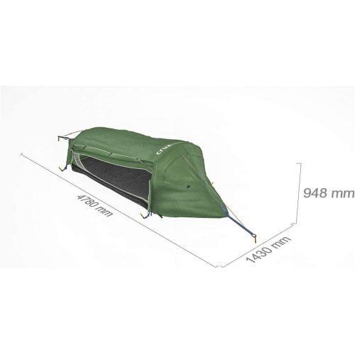  Crua Outdoors Hybrid - 1 Person Camping Ground Tent or Hammock - Multifunctional