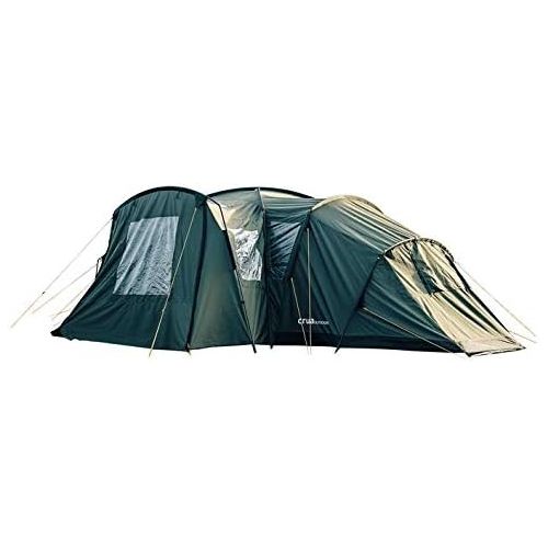  Crua Outdoors Cottage Premium Quality 6 Person Tent, With Two Insulated Double Bedrooms for All Year Round Camping