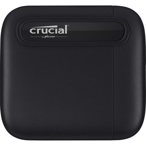  Crucial 4TB X6 Portable SSD with USB Type-C to USB Type-A Adapter