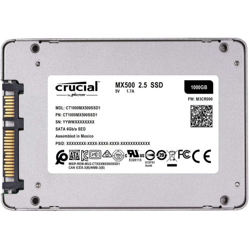  [아마존 핫딜]  [아마존핫딜]Crucial MX500 CT1000MX500SSD1(Z) 1TB (3D NAND, SATA, 2,5 Zoll, Internes SSD)