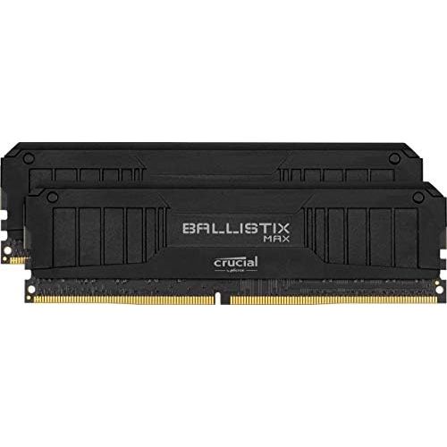  Crucial Ballistix MAX 5100 MHz DDR4 DRAM Desktop Gaming Memory Kit 16GB (8GBx2) CL19 BLM2K8G51C19U4B (Black)