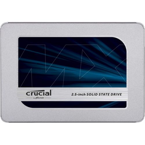  Crucial MX500 500GB 3D NAND SATA 2.5 Inch Internal SSD, Blue/Gray & StarTech.com SATA to USB Cable - USB 3.0 to 2.5? SATA III Hard Drive Adapter - External Converter for SSD/HDD Da