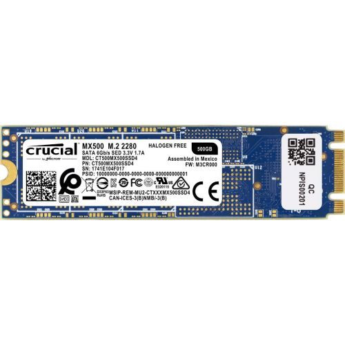  [아마존베스트]Crucial MX500 500GB 3D NAND SATA M.2 (2280SS) Internal SSD, up to 560MB/s - CT500MX500SSD4