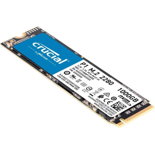  [아마존베스트]Crucial P1 1TB 3D NAND NVMe PCIe Internal SSD, up to 2000MB/s - CT1000P1SSD8