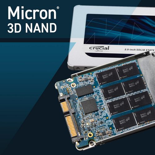  Crucial MX500 500GB 3D NAND SATA 2.5 Inch Internal SSD, up to 560MB/s - CT500MX500SSD1
