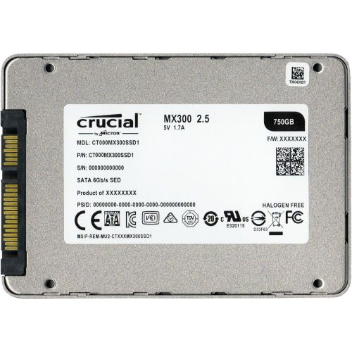  Crucial MX300 750GB SATA 2.5 Inch Internal Solid State Drive - CT750MX300SSD1