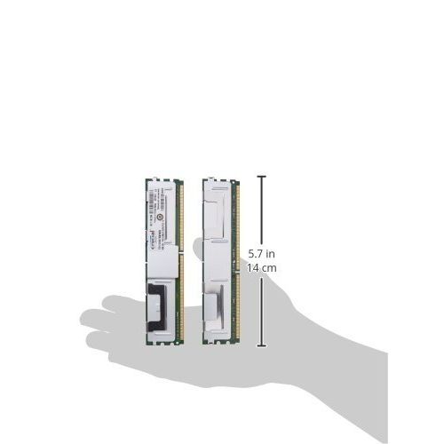  Crucial 8GB Kit (4GBx2) DDR2-667MHz (PC2-5300) CL5 Fully Buffered ECC FBDIMM Server Memory CT2KIT51272AF667  CT2CP51272AF667