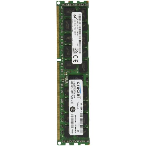  Crucial 16GB Single DDR3L 1600 MTs (PC3-12800) DR x4 RDIMM 240-Pin Server Memory CT16G3ERSLD4160B