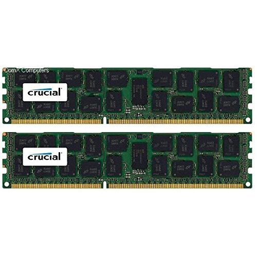  Crucial 32GB Kit (16GBx2) DDR3DDR3L-1600 MTs (PC3-12800) DR x4 RDIMM Server Memory CT2K16G3ERSLD4160B  CT2C16G3ERSLD4160B