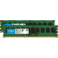Crucial 16GB Kit (8GBx2) DDR3DDR3L 1600 MTs (PC3-12800) DR x8 ECC UDIMM 240-Pin Memory - CT2KIT102472BD160B