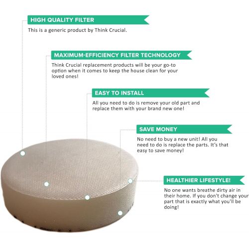  Crucial Vacuum Think Crucial Replacement Vacuum Filter ? Compatible with Hoover Linx Sponge Filter Part # 001331007, 410044001, 562161003, 902185003 ? Fits Most Hoover Vacuum 902185003, 562161003