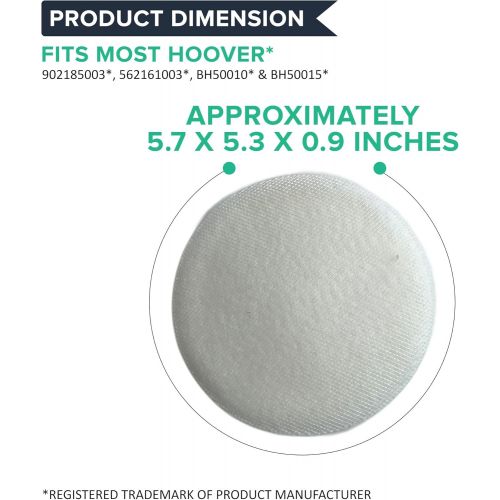  Crucial Vacuum Think Crucial Replacement Vacuum Filter ? Compatible with Hoover Linx Sponge Filter Part # 001331007, 410044001, 562161003, 902185003 ? Fits Most Hoover Vacuum 902185003, 562161003