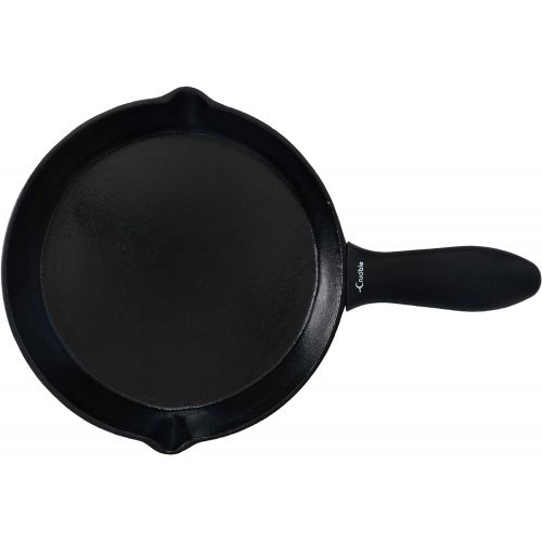  [아마존베스트]Crucible Cookware Silicone Hot Handle Holders (Black, 2-Pack Large)