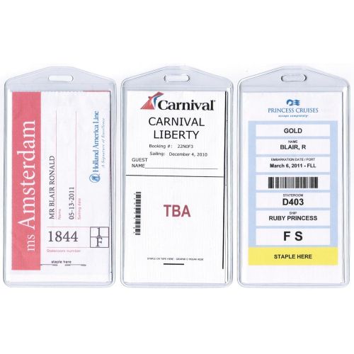  Cruisetags, Standard Cruise Ship Luggage Tags (50 Pack)