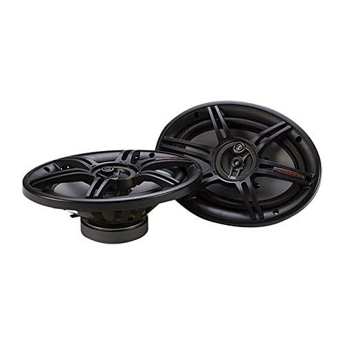  Crunch CS653 Full Range 3-Way Car Speaker, 6.5