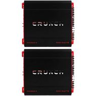 Crunch 4 Channel 1000 Watt Amp AB Class Car Stereo Amplifier | PX-1000.4 (2 Pack)